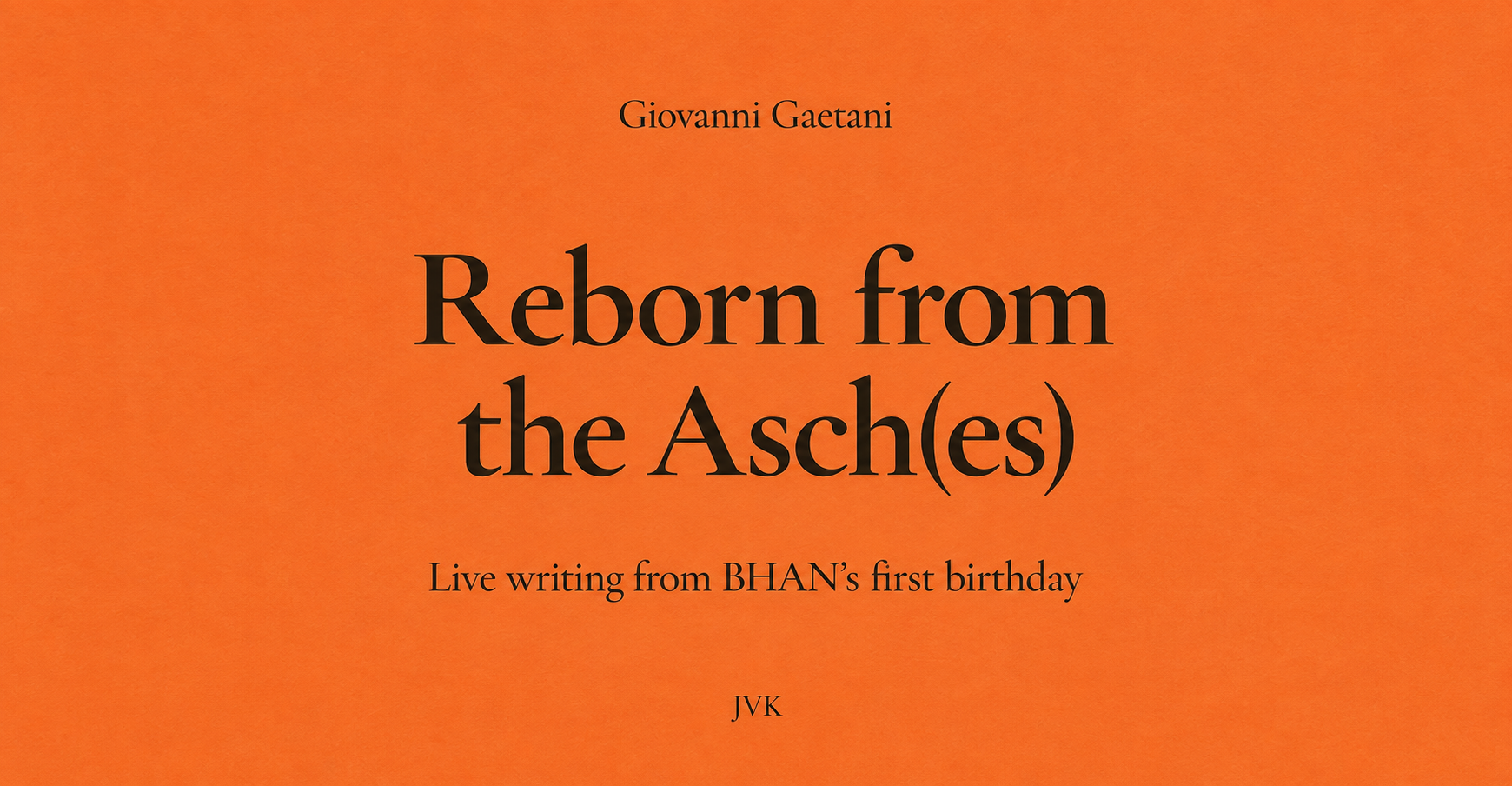 Protected: Live writing at BHAN’s first birthday