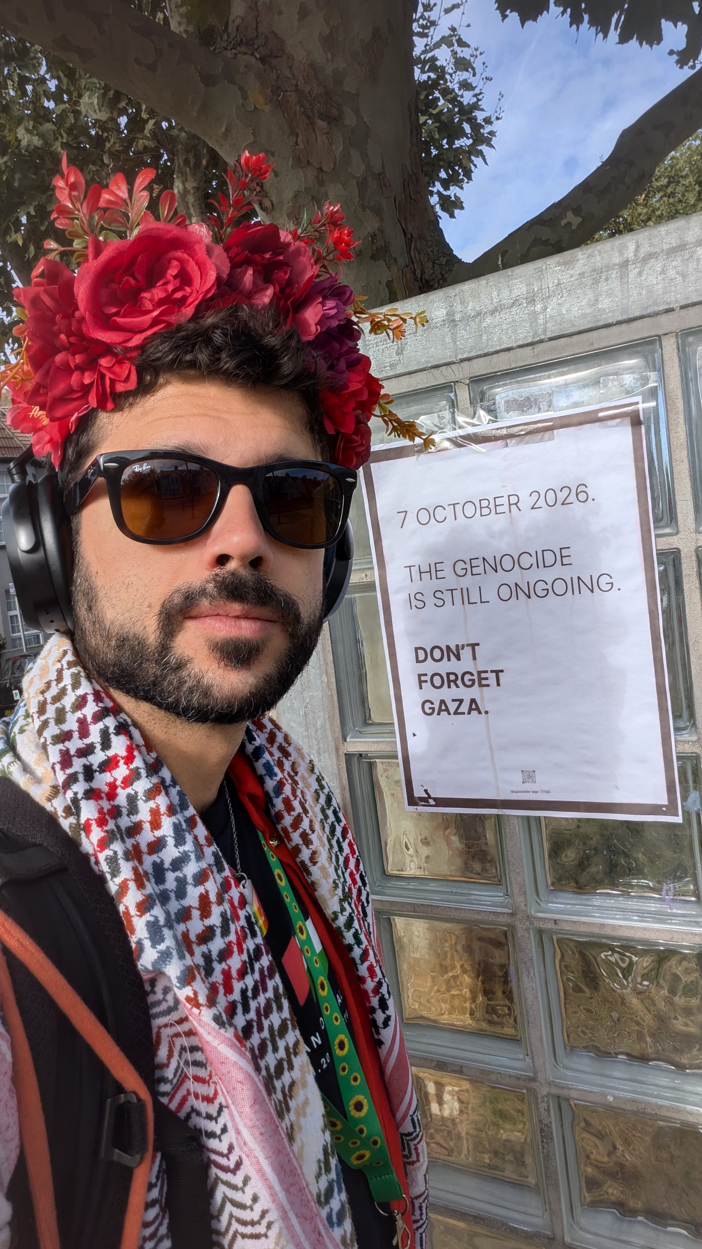 Dancing for Palestine.